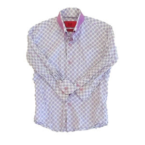Elie Boys Purple | Blue Button Down Long Sleeve size: 5T